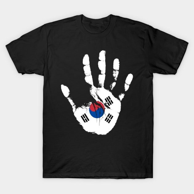 south Korea Flag, Cool Korean Flag T-Shirt by Jakavonis